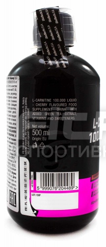 BioTech Liquid L-Carnitine 100000 mg 500 мл фото 3