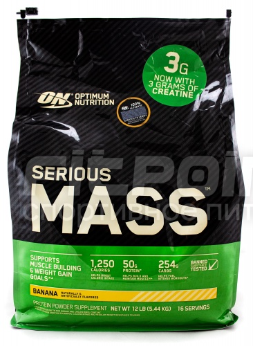 Optimum Nutrition Serious Mass 12 lb 5440 г