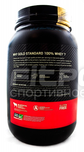 Optimum Nutrition 100% Whey Gold Standard 2 lb 909г фото 3